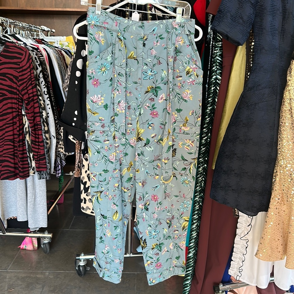 Anthropologie Floral Pants